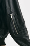 bomber in pelle nero women Myskin - 7