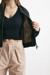bomber in pelle nero women Myskin - 8