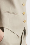 gilet in lino sabbia women Tagliatore - 5