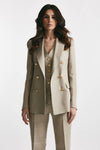 tailleur doppiopetto t-parigi sabbia women Tagliatore - 1