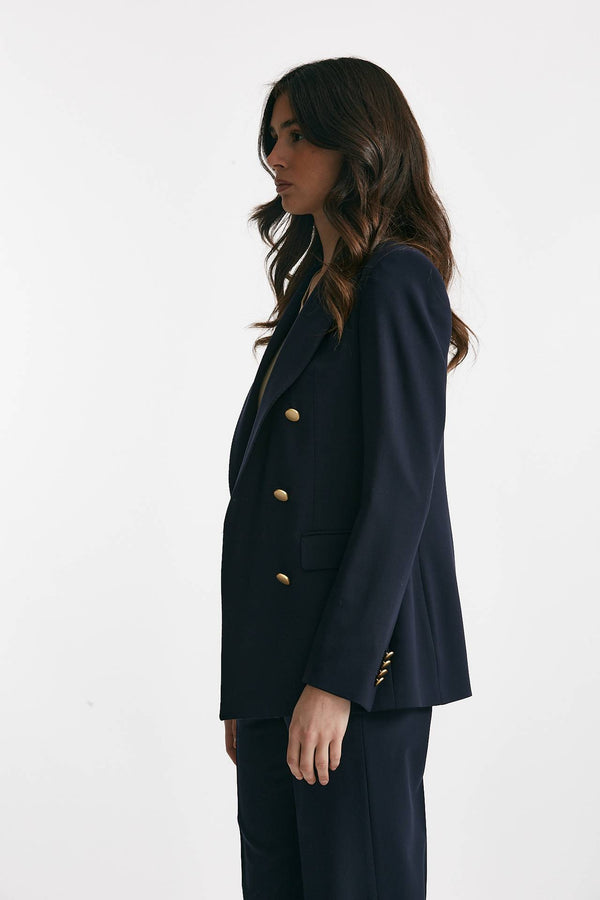 tailleur doppiopetto t-parigi blu women Tagliatore