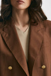 blazer over in lino jasmine10b tabacco women Tagliatore - 5