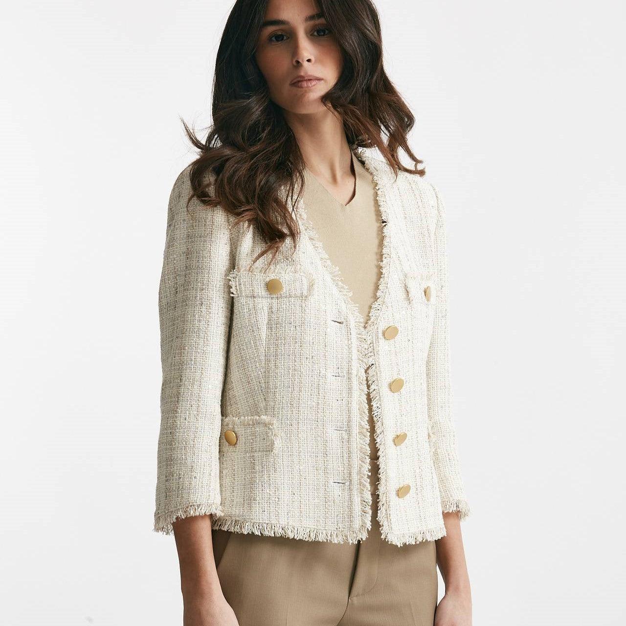 giacca chanel dharma bianco women Tagliatore - 6