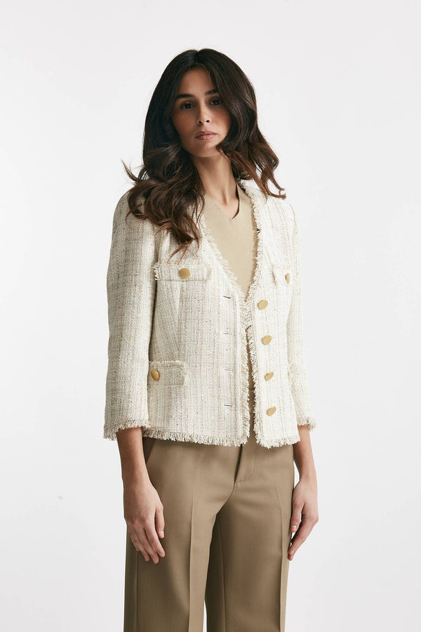 giacca chanel dharma bianco women Tagliatore
