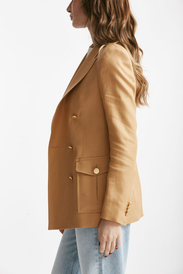 giacca in lino honey deserto women Tagliatore