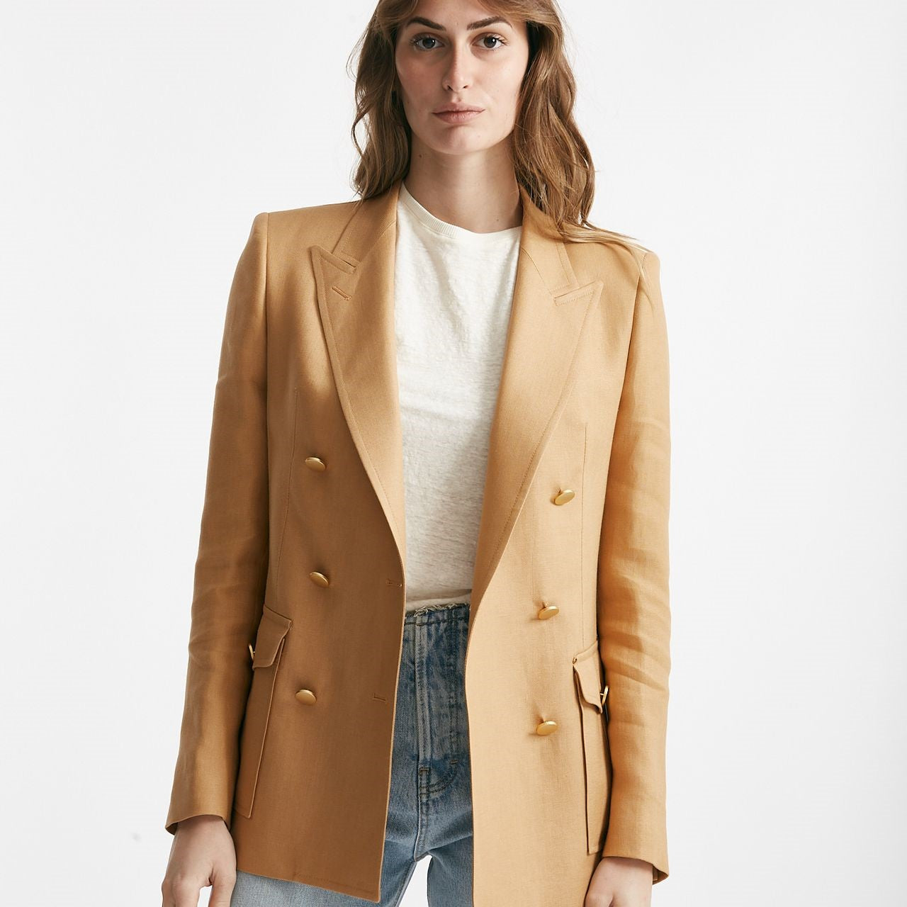 giacca in lino honey deserto women Tagliatore - 9