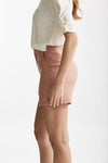 bermuda in lino vita alta rosa women Tagliatore - 2