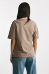 t-shirt over tortora women Federica tosi - 3