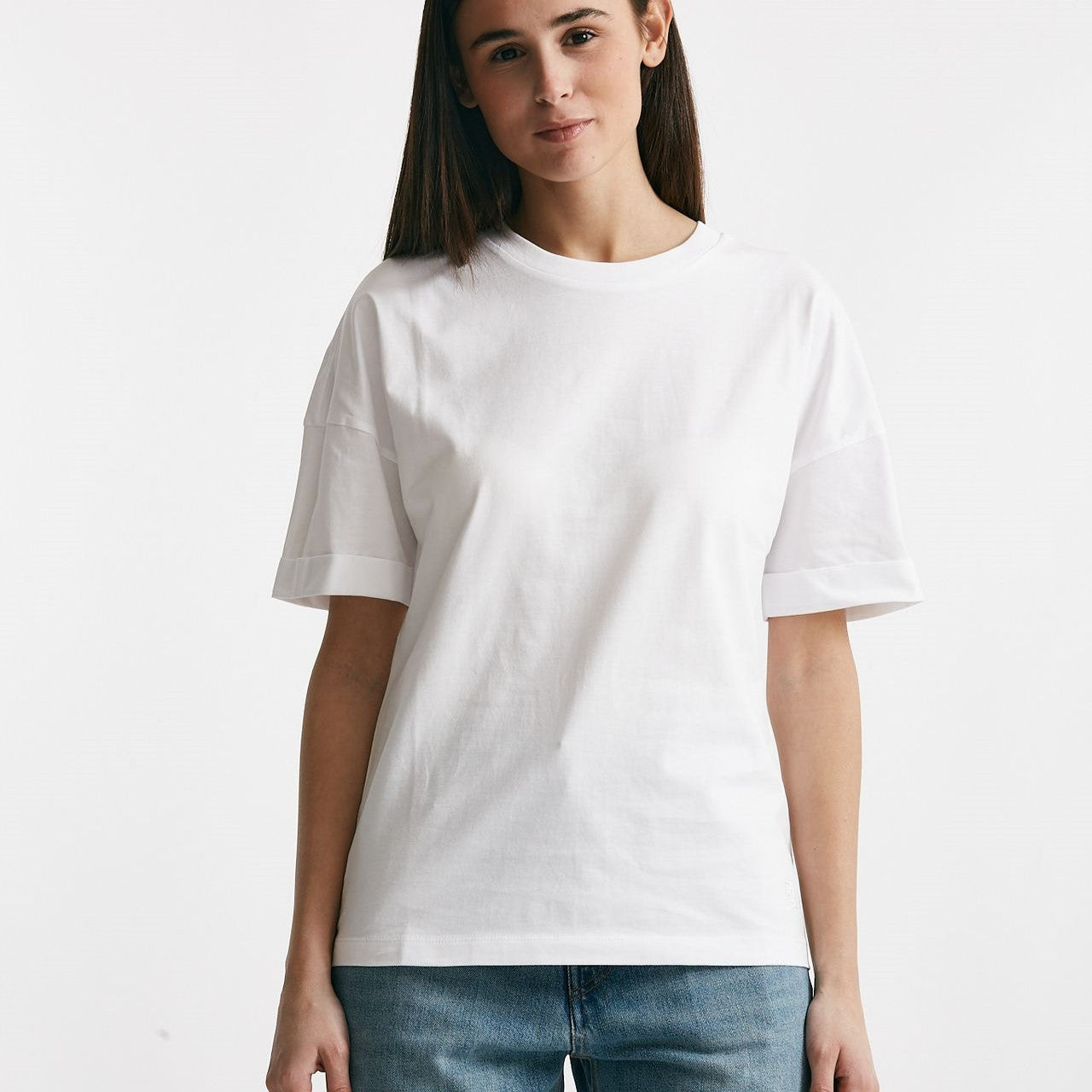 t-shirt girocollo over bianco women Federica tosi - 6