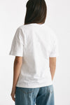 t-shirt girocollo over bianco women Federica tosi - 3