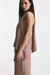camicia monospalla rosa antico women Federica tosi - 3