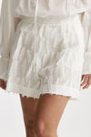 short con applicazioni bianco vita alta women Federica tosi - 2