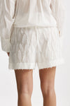 short con applicazioni bianco vita alta women Federica tosi - 4
