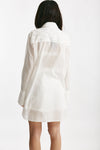 abito camicia lavorato bianco women Federica tosi - 3