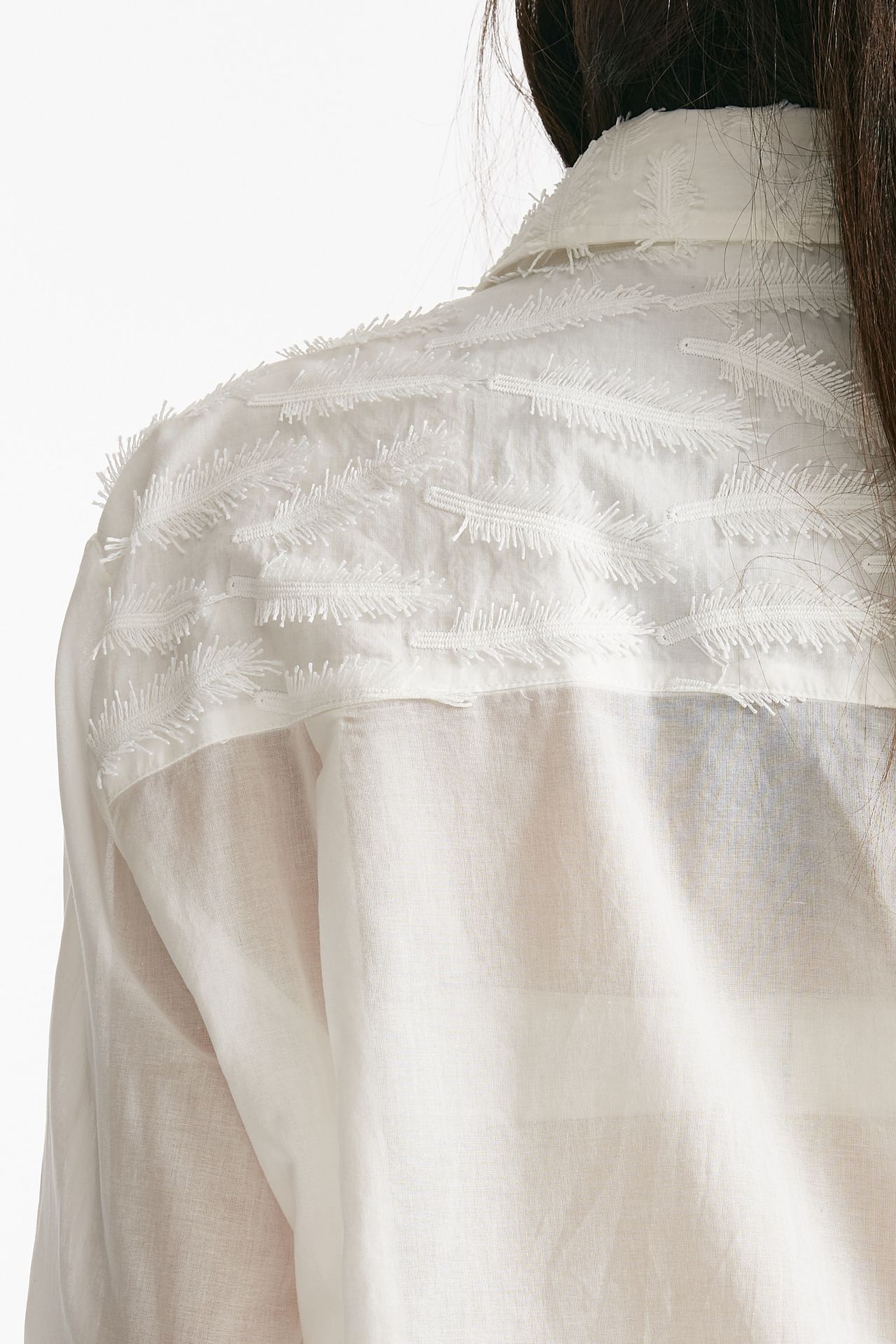 abito camicia lavorato bianco women Federica tosi - 6