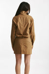 abito in cotone cammello women Federica tosi - 3