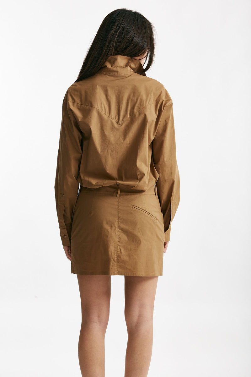 abito in cotone cammello women Federica tosi - 3