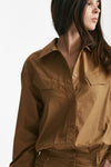 abito in cotone cammello women Federica tosi - 6