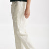 pantalone loose bianco gessato women Transit par such - 7