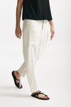 pantalone loose bianco gessato women Transit par such - 4