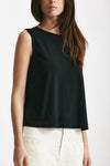 top in cotone nero women Transit par such - 3