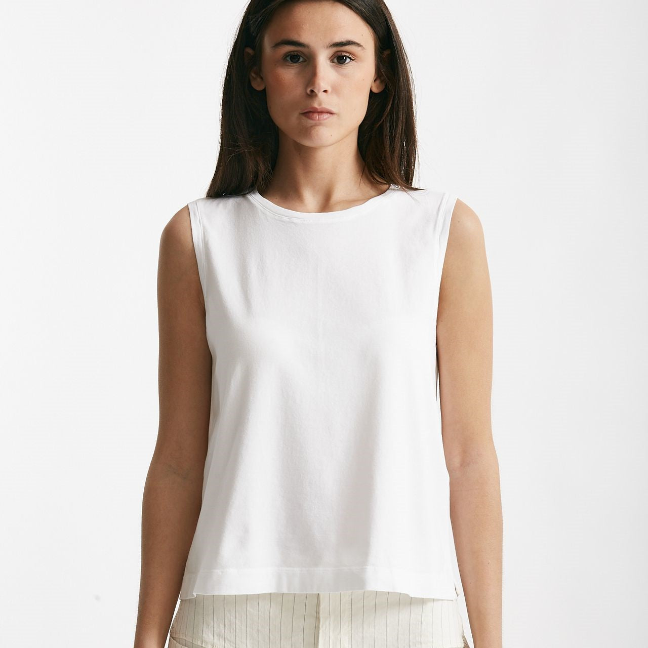 top in cotone bianco women Transit par such - 5