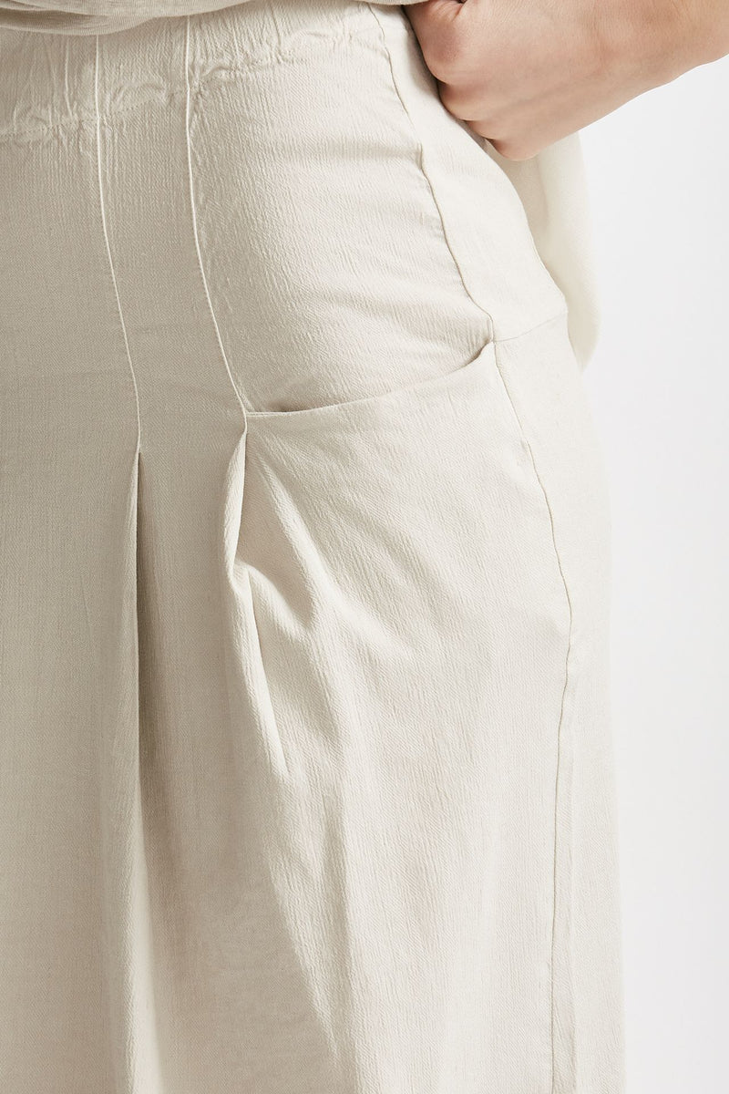 gonna midi in cotone beige women Transit par such - 4