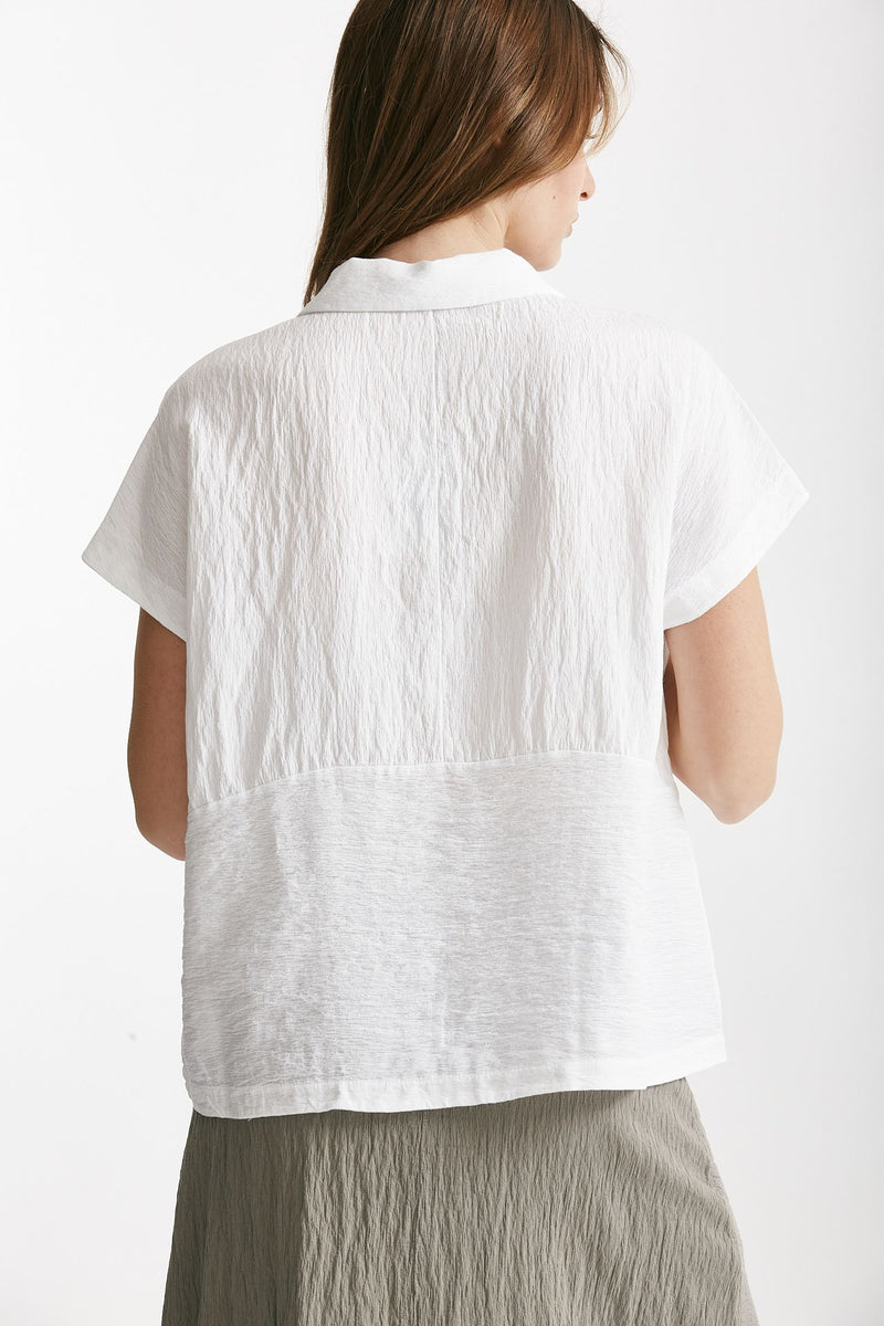 camicia in viscosa bianco women Transit par such - 3