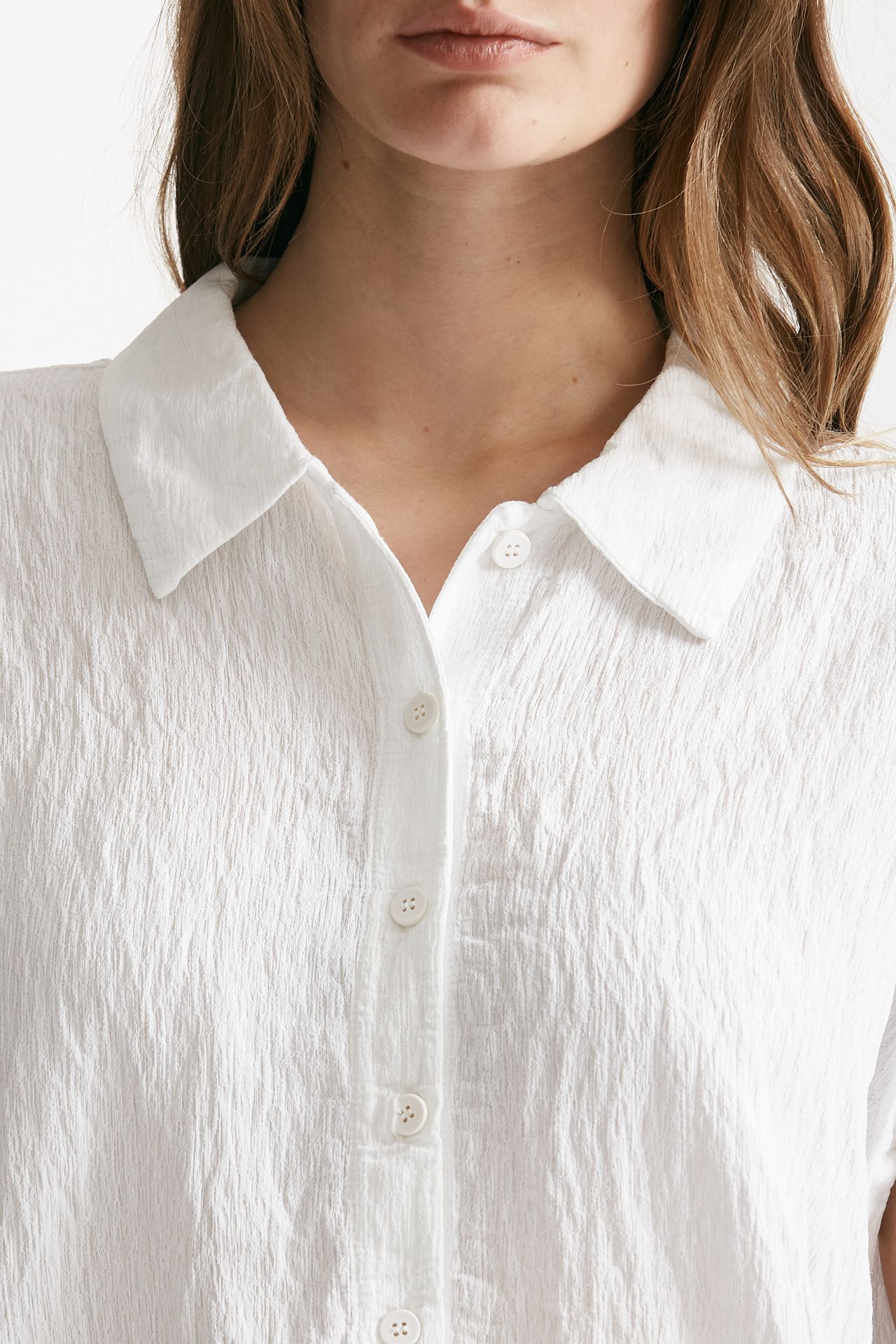 camicia in viscosa bianco women Transit par such - 5