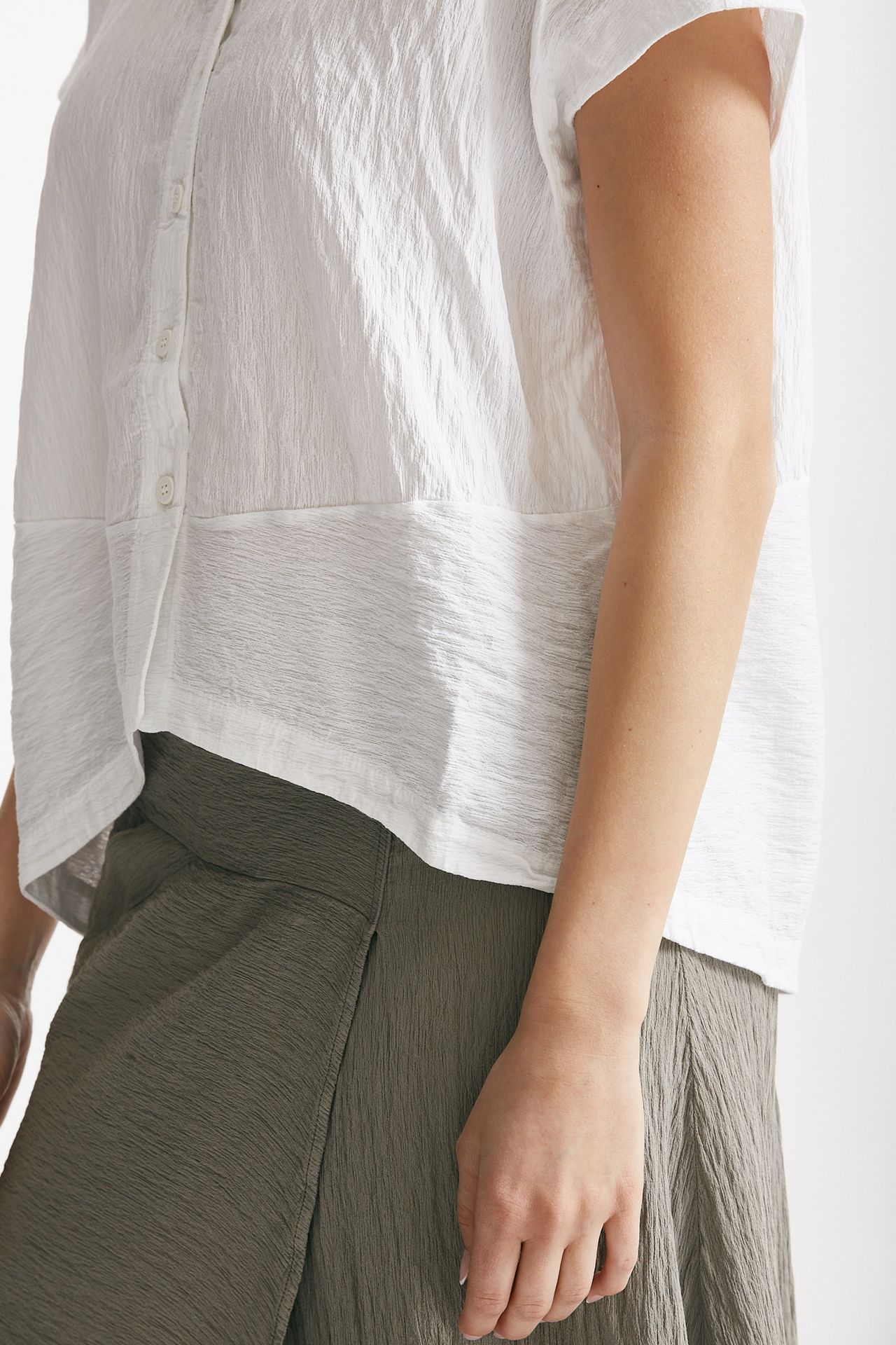camicia in viscosa bianco women Transit par such - 6
