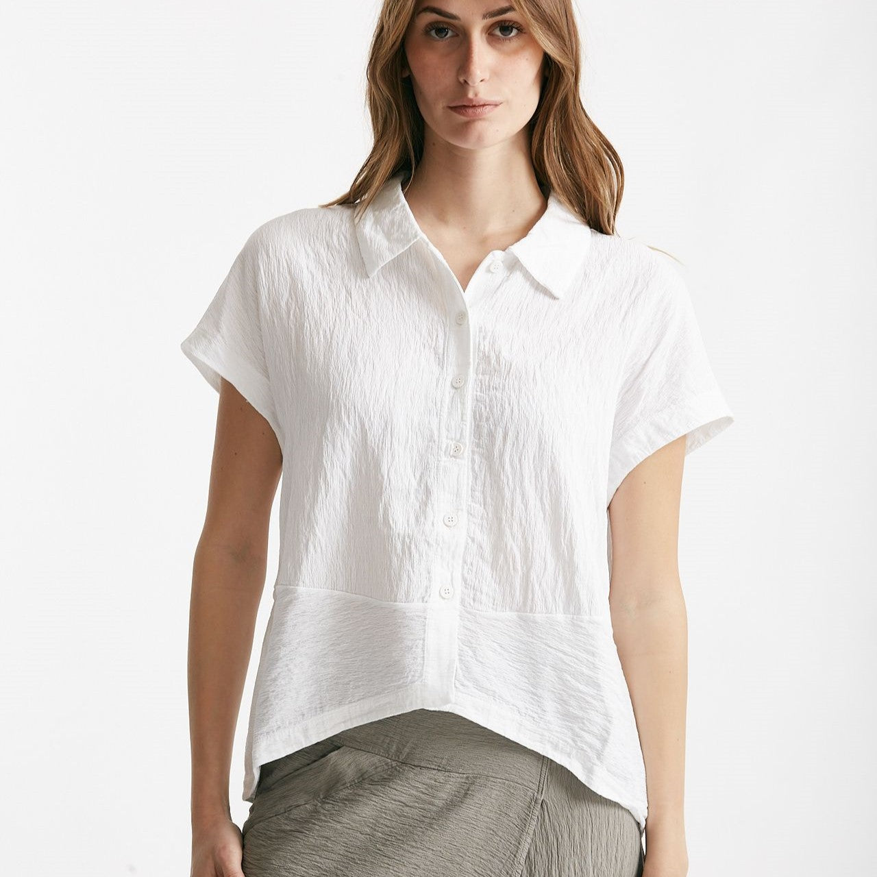 camicia in viscosa bianco women Transit par such - 7