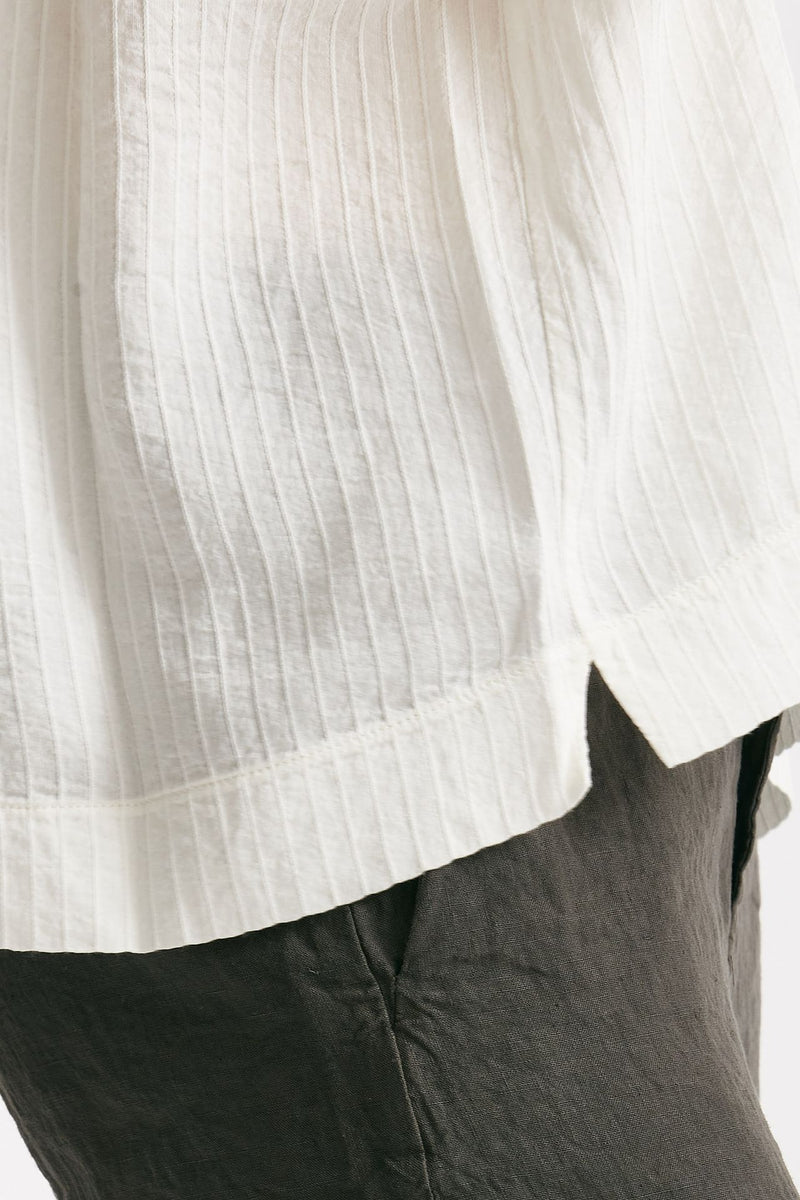 camicia in viscosa e lino panna women Transit par such - 5