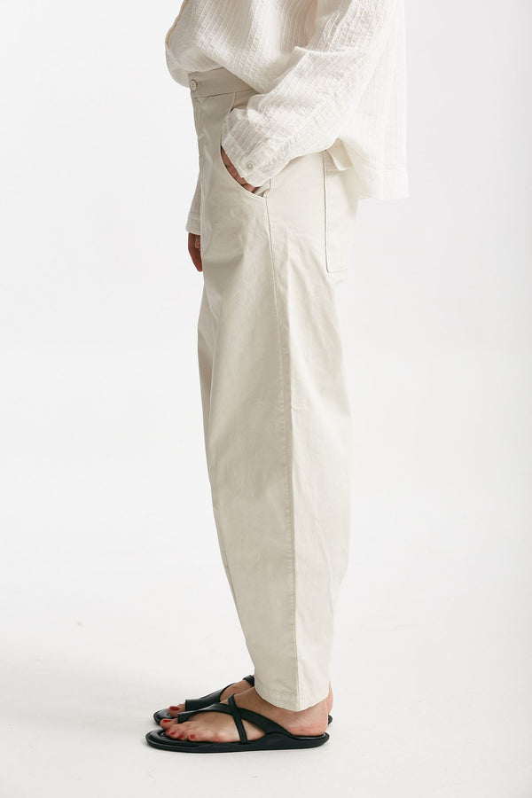 pantalone loose beige women Transit par such