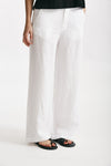 pantaloni in lino bianco  women Transit par such - 4