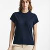 t-shirt basic ice-cotton blu aperto   women Zanone - 5