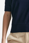 maglia in cotone blu aperto women Zanone - 6