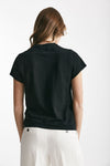 t-shirt basica ice-cotton nero women Zanone - 3