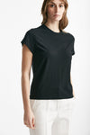 t-shirt basica ice-cotton nero women Zanone - 4