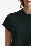 t-shirt basica ice-cotton nero women Zanone - 5