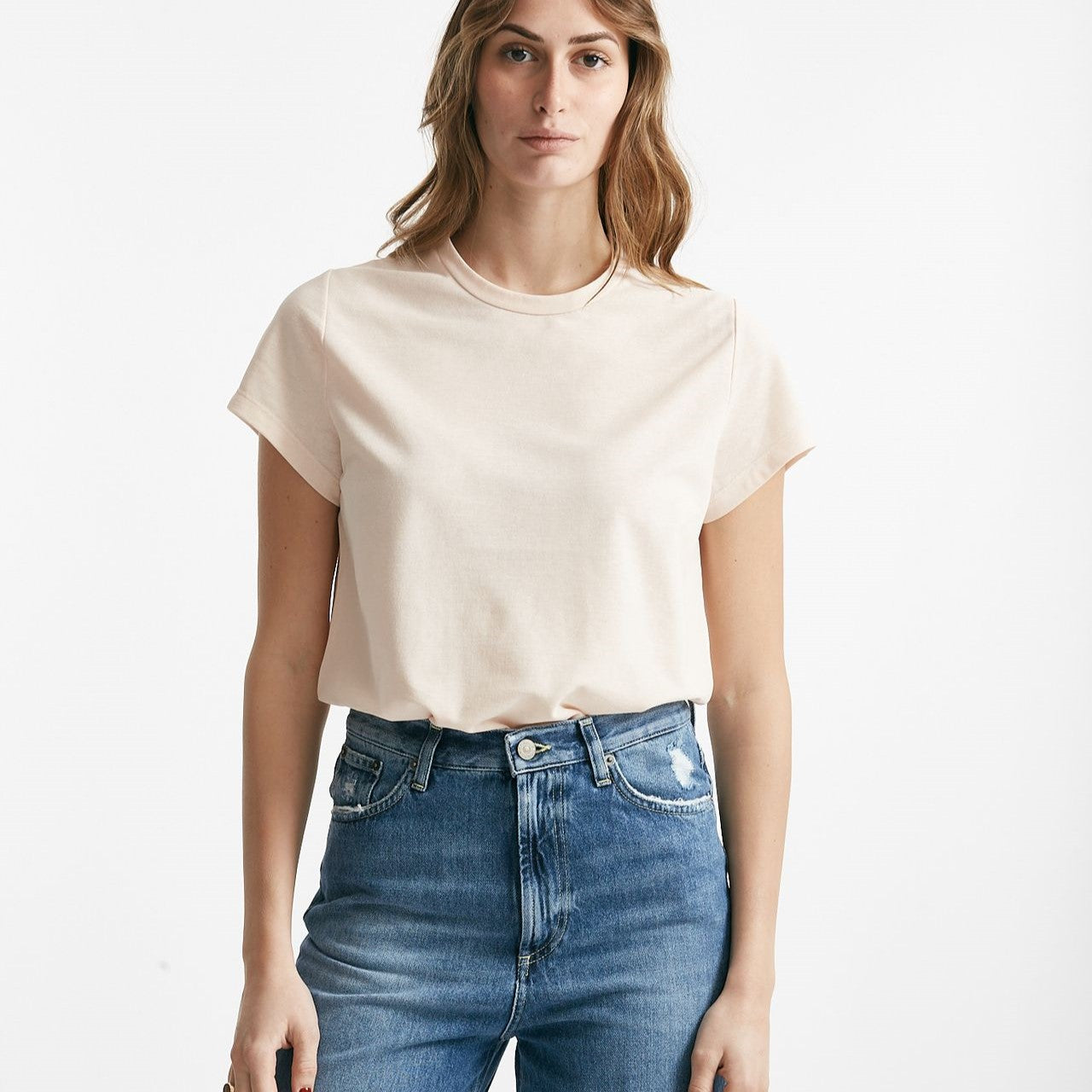 t-shirt basica ice-cotton rosa tenue women Zanone - 6