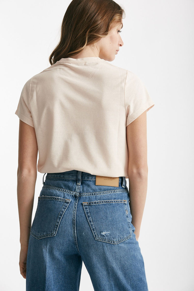 t-shirt basica ice-cotton rosa tenue women Zanone - 3