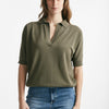 maglia in cotone verde militare women Zanone - 7