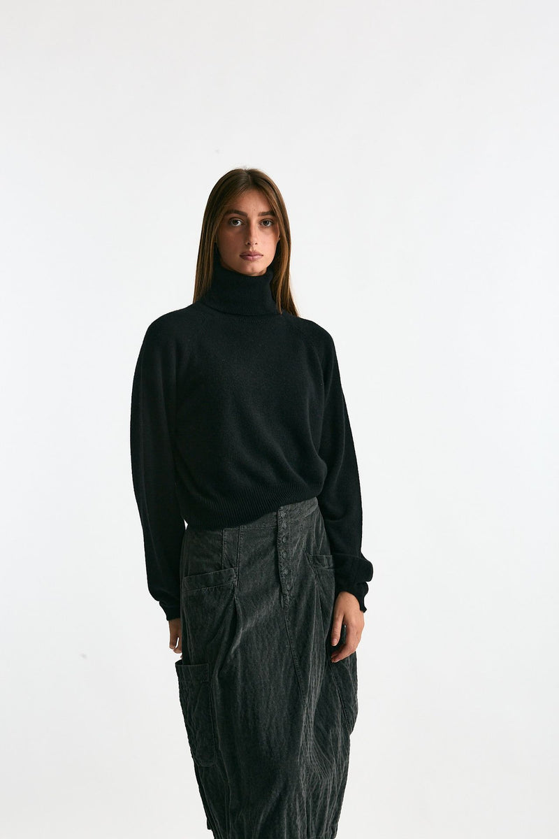 Maglia dolcevita nero women Trentatreundici - 4