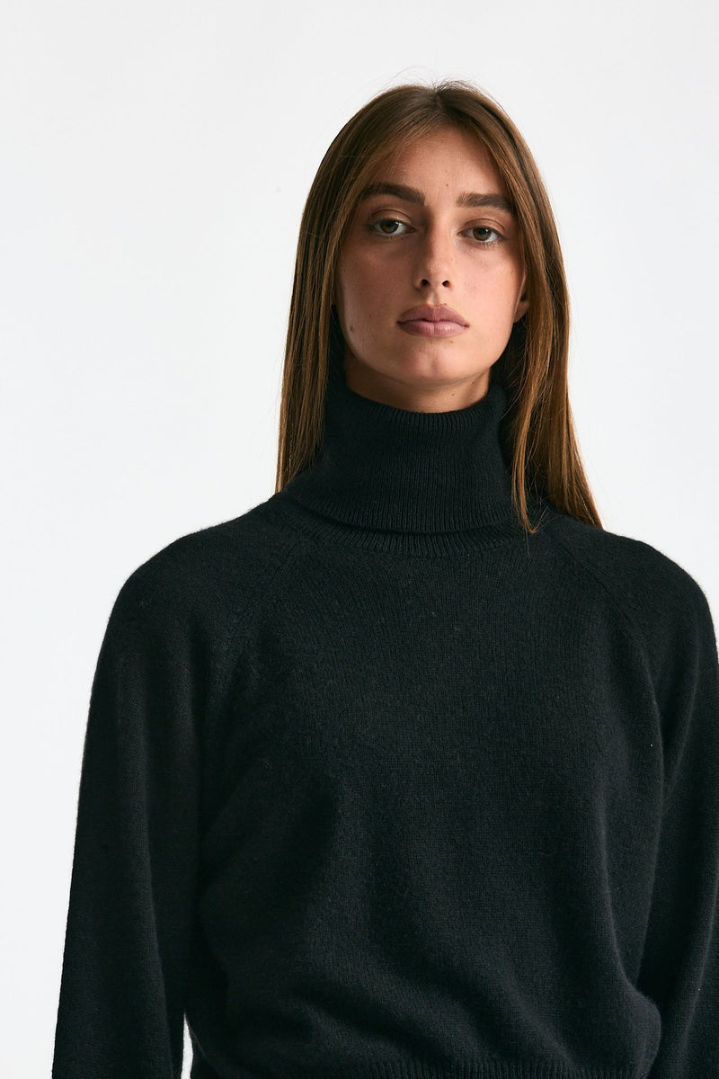 Maglia dolcevita nero women Trentatreundici - 5