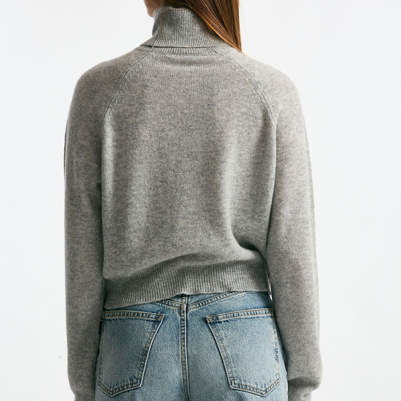 Maglia dolcevita grigio melange women Trentatreundici - 6