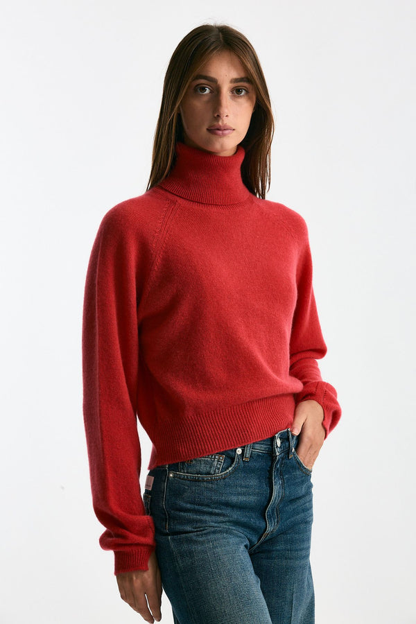 Maglia dolcevita fragola women Trentatreundici