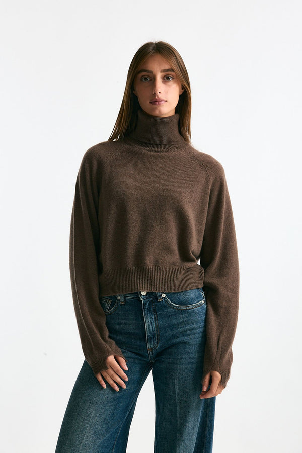 Maglia dolcevita grigio tortora women Trentatreundici