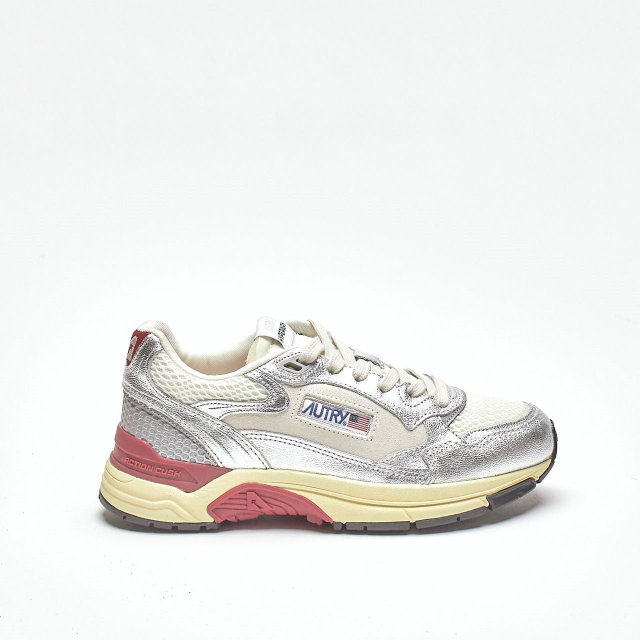 sneakers hyperway - hylw-em03 in mesh e pelle laminata women Autry - 8