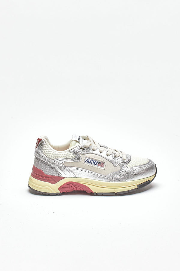 sneakers hyperway - hylw-em03 in mesh e pelle laminata women Autry