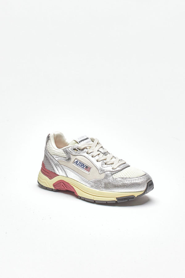 sneakers hyperway - hylw-em03 in mesh e pelle laminata women Autry